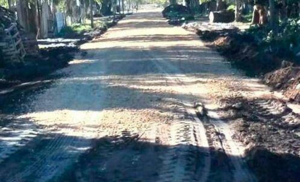 Se realiz� el engranzado y nivelado de calles en Parque Palermo