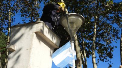 Ponen en valor la Plaza Hip�lito Yrigoyen