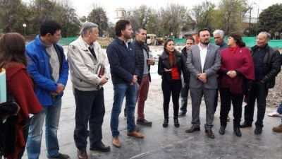 Concejales conformes con el avance de las obras h�dricas de Plaza Gurruchaga