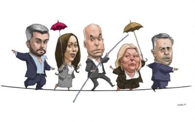 Los pilares de Cambiemos: una estructura sacudida por turbulencias imprevistas