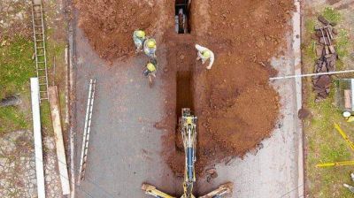Comenzaron obras de cloacas en Elortondo