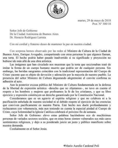 La Iglesia cuestion� el pol�mico video en que aparece el ministro de Cultura porte�o: 