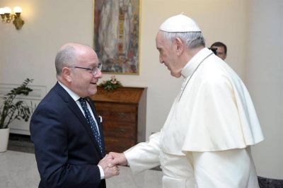 Faurie habl� del acuerdo con el FMI y del debate sobre el aborto con la c�pula del Vaticano