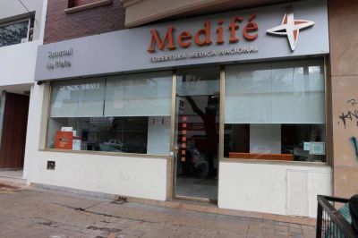 Quisieron robar en el local de una prepaga, pero no encontraron la plata