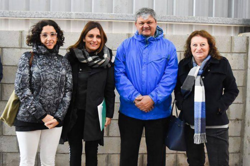 Municipio, ECOM y los organismos que intervienen en la obra recorrieron el centro Girsu