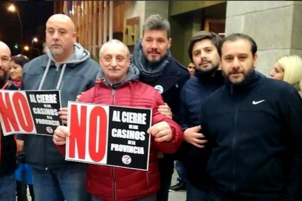 �Tinelli candidato?: Apoy� el reclamo contra el cierre del Casino
