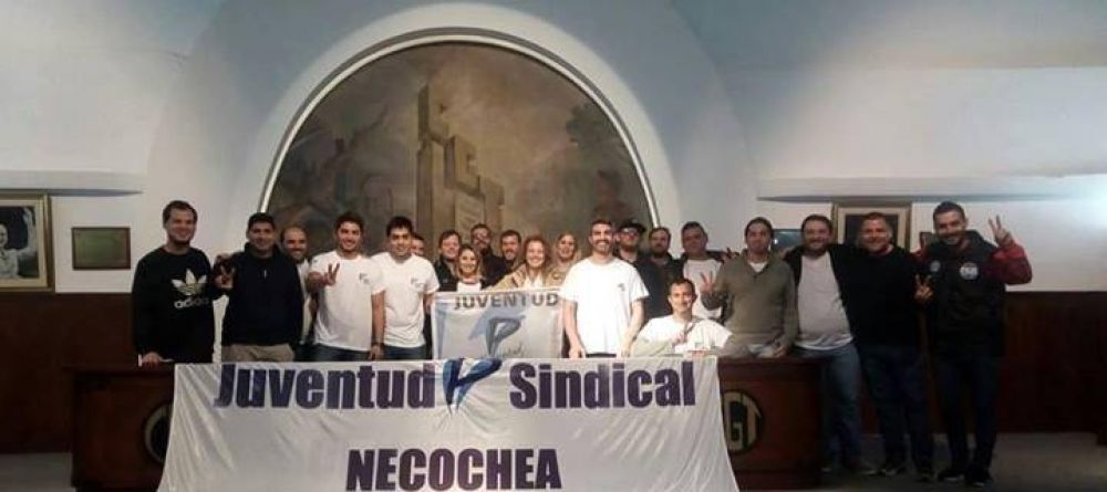 Juventud Sindical Necochea presentada en Capital