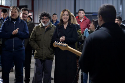 Vidal volvi� a pisar un distrito peronista