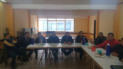 Recorrida por el Corral�n Municipal de Quequ�n y entrega de la canasta de alimentos a nuestros afiliados