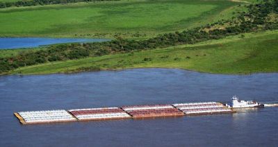 Interesante proyecto de la CARU para unir en lo log�stico a los puertos del R�o Uruguay mediante barzacas