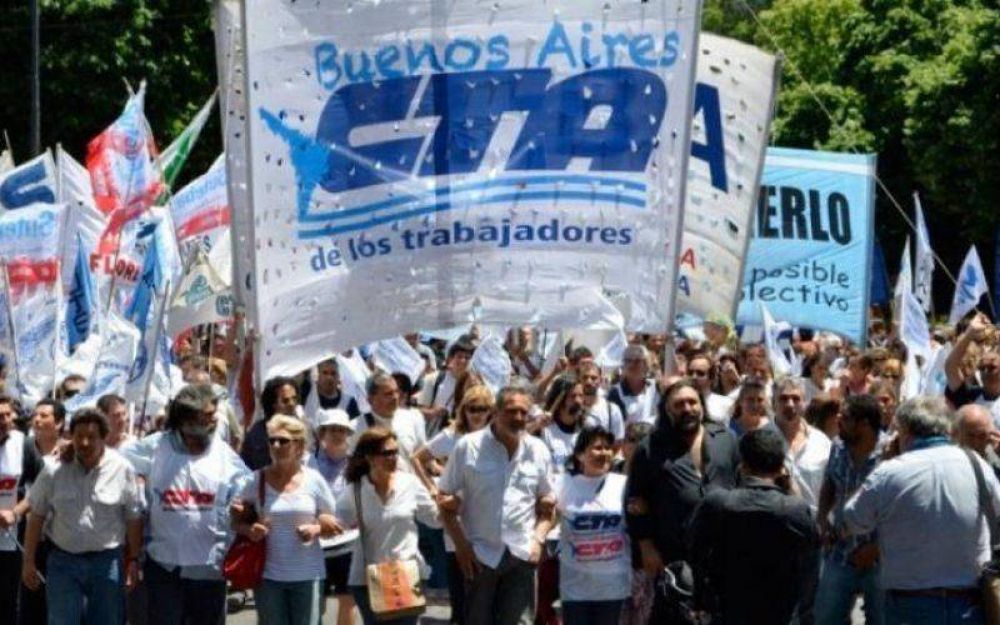 Las CTA ratificaron huelga y movilización a Plaza de Mayo