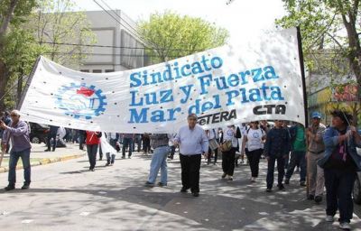 El Sindicato Luz y Fuerza Mar del Plata conden� al vuelta al Fondo Monetario