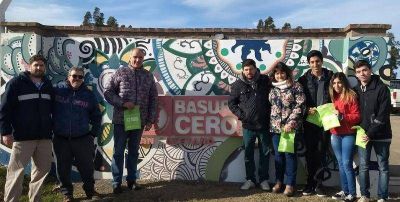 El MSR Necochea visit� la planta de tratamiento de residuos s�lidos urbanos de San Cayetano 