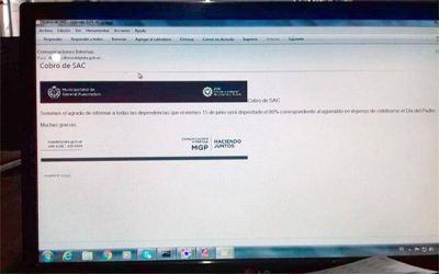 El municipio pagar� el 80% del aguinaldo a los trabajadores municipales