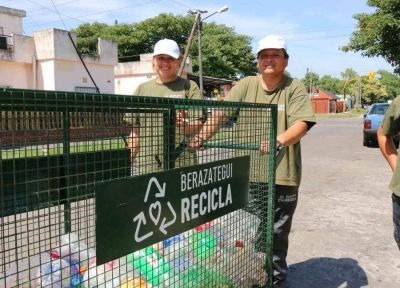 En Berazategui se recolectaron m�s de 80 mil kilos de pl�stico y cart�n