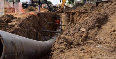 NUEVA PLANTA DE AGUA: AVANZAN LAS OBRAS DEL ANILLADO