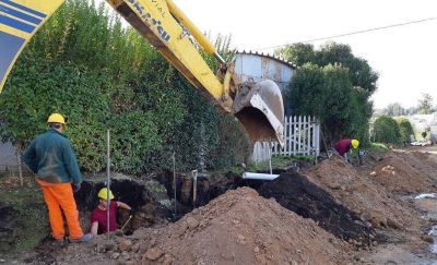 Inician una obra de cloacas que permitir� m�s de 100 cuadras de conexiones