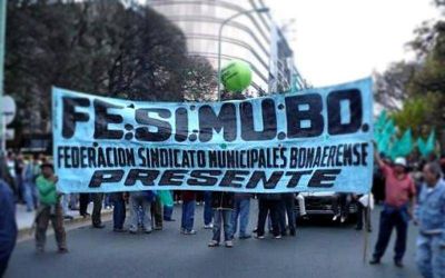 Trabajadores Municipales adhieren al paro del 25