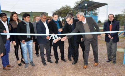 El gobernador inaugur� planta potabilizadora de agua