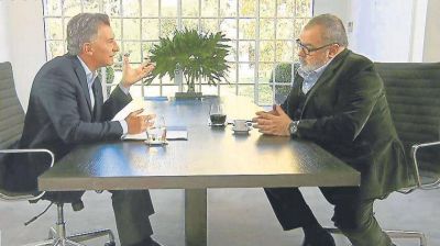 El Papa, Macri, Clar�n y Lanata