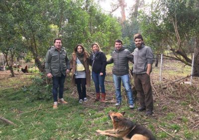 Rojas en la huerta comunitaria �Tierra y Libertad�