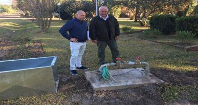 Terminaron las tareas para la provisi�n de agua potable en Culul�
