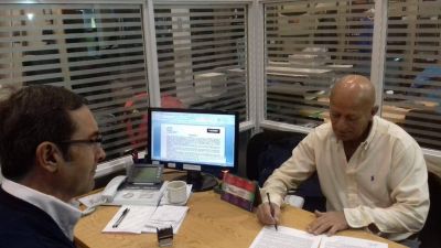 S.T.M.N.: Importante convenio se firm� con la firma comercial Lucaioli 