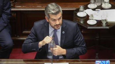 Marcos Pe�a en el Senado: defendi� el acuerdo con el FMI, reafirm� el rumbo econ�mico del Gobierno y recibi� criticas de la oposici�n