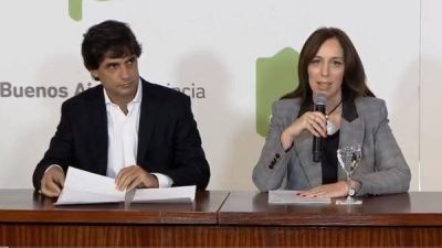 Mar�a Eugenia Vidal anunci� el pago anticipado del medio aguinaldo