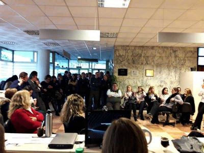 Trabajadores de AEFIP se re�nen con autoridades del Ministerio de Trabajo