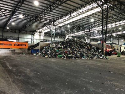 Por ahora, la nueva planta de la Ceamse procesa el 25% de la basura de la Regi�n