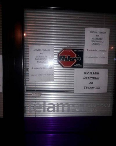 Hubo 5 despidos en la corresponsal�a de TELAM Mar del Plata