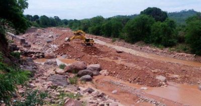 Gran despliegue de obras h�dricas en El Bananal