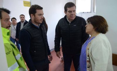 Scarsi y Montenegro recorrieron las nuevas instalaciones del Higa y el Materno Infantil