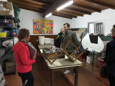 Instalaci�n de Puntos Verdes en las Escolleras de Puerto Quequ�n