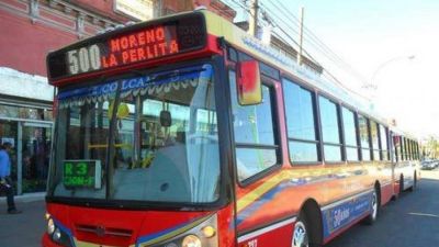 Paro de colectivos en el oeste