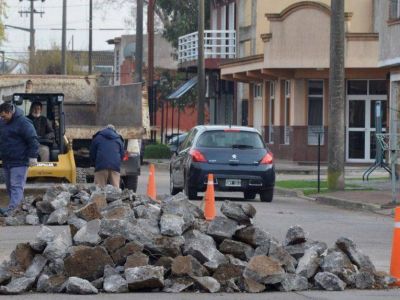 El Plan de Bacheo hace pie en la 67 entre 38 y 42