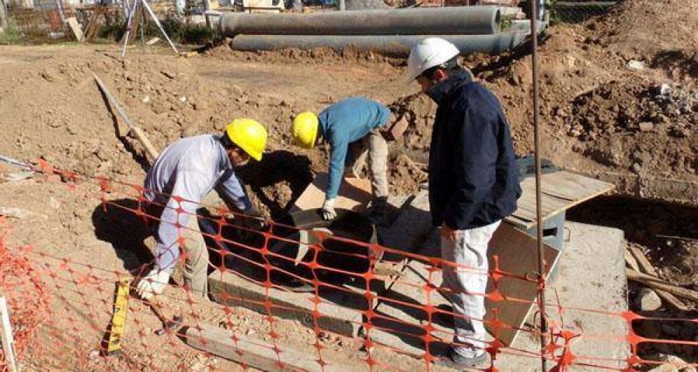 Se ejecut el 50% de la nueva infraestructura cloacal en Esperanza