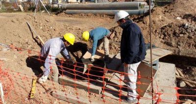 Se ejecut� el 50% de la nueva infraestructura cloacal en Esperanza