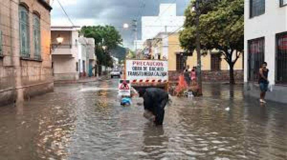 Las obras pluviales que urgen a Salta llegaran en agosto 