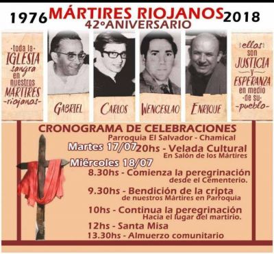 Misa en Chamical en conmemoraci�n de los m�rtires riojanos