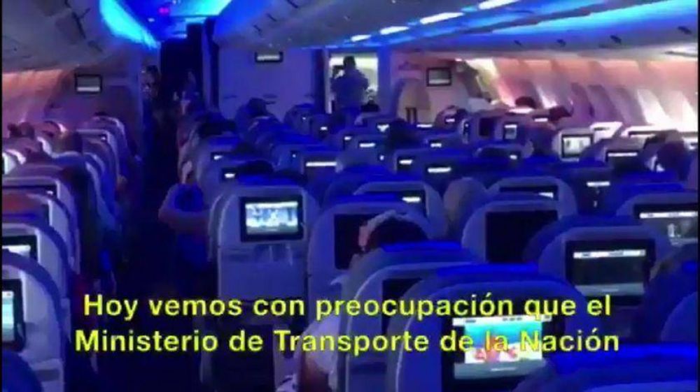 Aerolíneas Argentinas denunció al gremio APLA ante el Ministerio de Trabajo