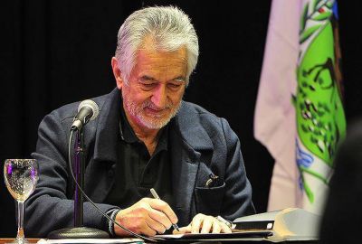El gobernador puso en marcha tres obras h�dricas en el interior