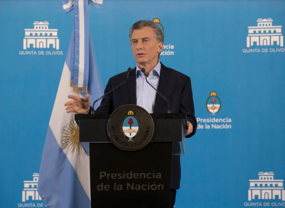 Confirma Macri que no habr cambios en las retenciones e insiste con la idea de la 