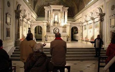 Novena peregrinaci�n de fieles del Ap�stol Santiago en Buenos Aires