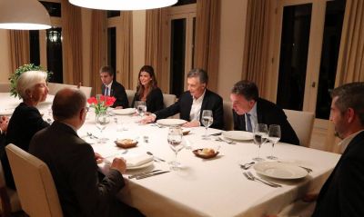Inflaci�n, d�lar y ajuste, el men� de la cena Macri � Lagarde en Olivos