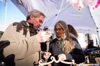 Con la mira en el campo, Sol� arranc� su campa�a presidencial