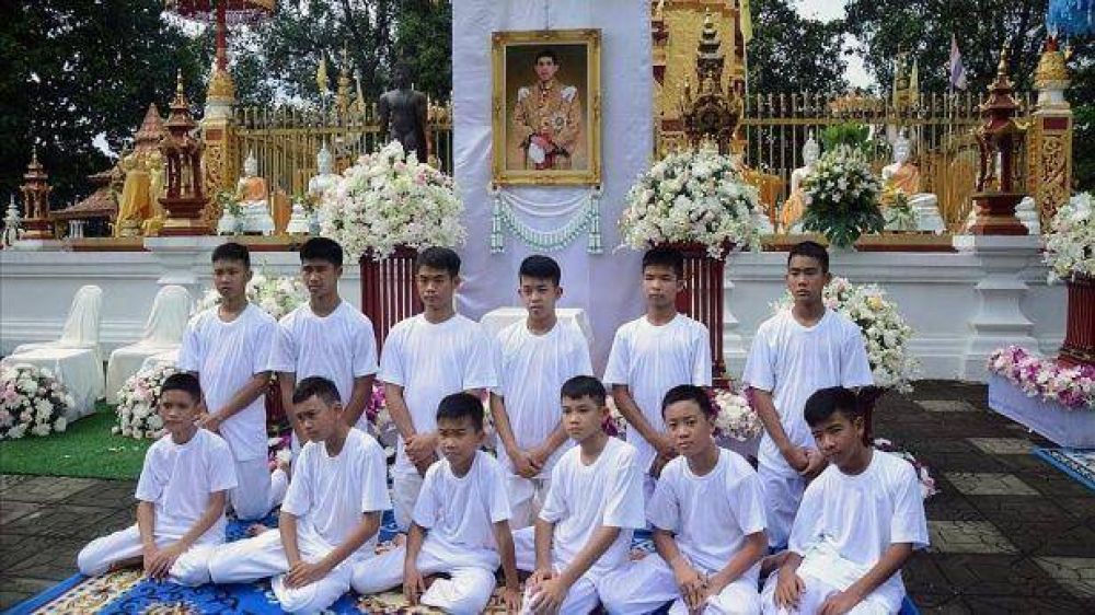 Los nios de la cueva de Tailandia sern ordenados como monjes budistas