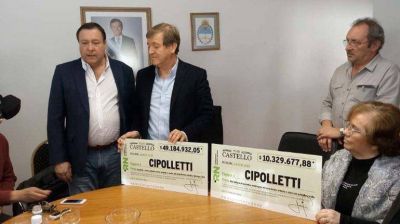 Entregan a la ciudad 60 millones de pesos del Plan Castello para la obra p�blica