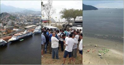Puerto Quequ�n bloqueado: �Arturo Rojas viaja a Brasil?